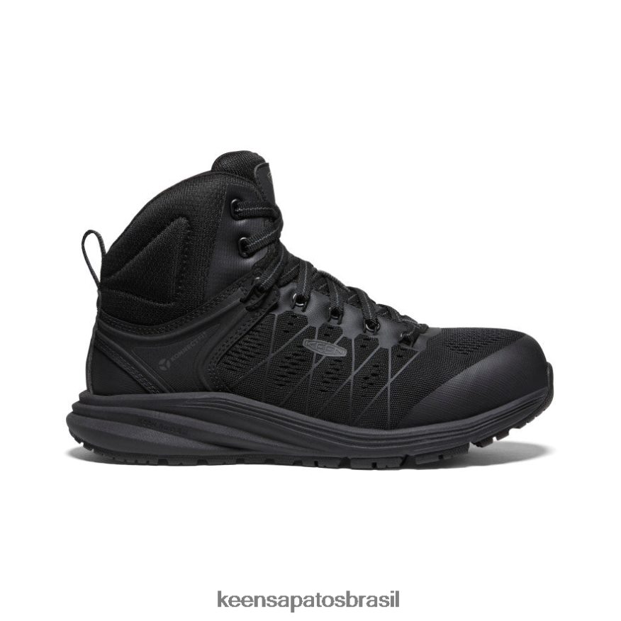 KEEN calçados J8VDXX452 Corvo Preto vista energy mid int met (biqueira de fibra de carbono) mulheres - Image 1
