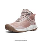 KEEN calçados J8VDXX471 chicote fulvo/pêssego bota impermeável nxis evo mulheres - Image 3