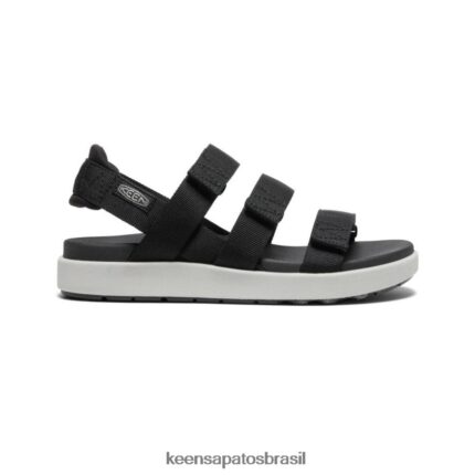 KEEN calçados J8VDXX472 preto/vapor elle tiras mulheres