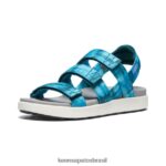 KEEN calçados J8VDXX473 tie-dye seamoss/branco estrela elle tiras mulheres - Image 3