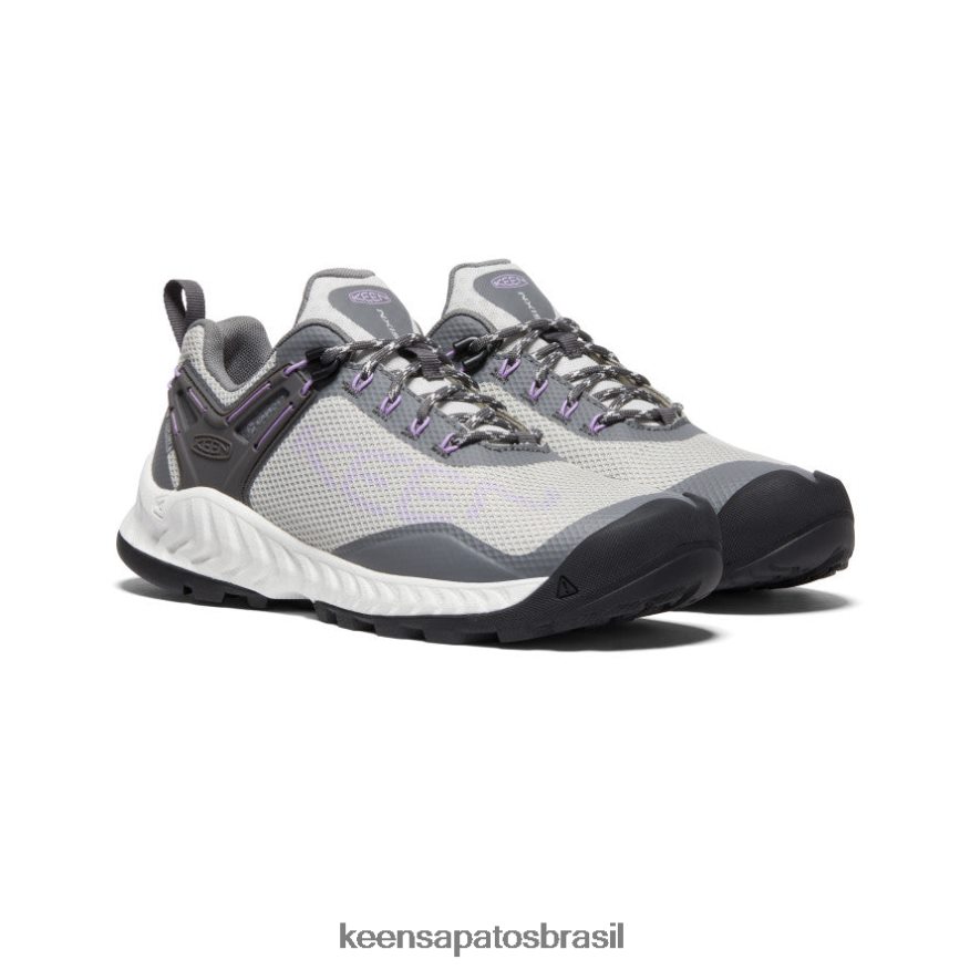 KEEN calçados J8VDXX475 cinza aço/lavanda inglês sapato impermeável nxis evo mulheres - Image 2