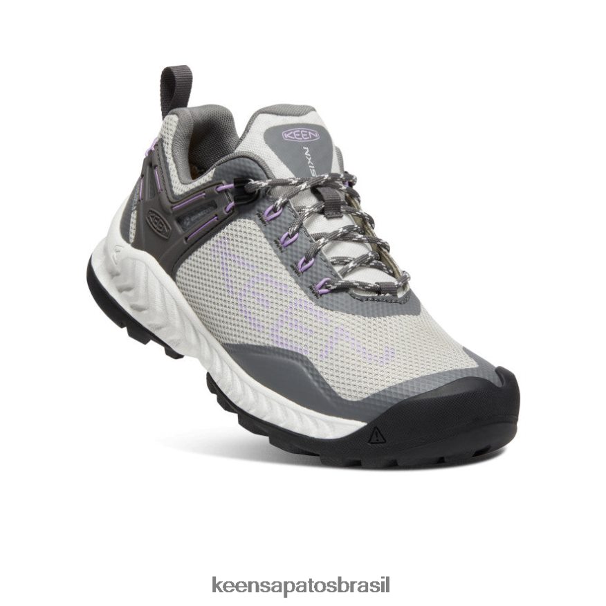 KEEN calçados J8VDXX475 cinza aço/lavanda inglês sapato impermeável nxis evo mulheres - Image 3