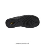 KEEN calçados J8VDXX485 xadrez preto/cinza aço Howser III slide mulheres - Image 4