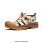 KEEN calçados J8VDXX498 urso esfumaçado/smores newport retro x urso esfumaçado mulheres - Image 3