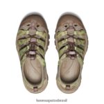 KEEN calçados J8VDXX499 urso esfumaçado/estragão newport retro x urso esfumaçado mulheres - Image 3