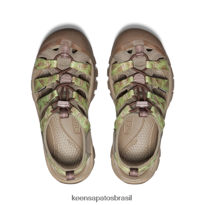 KEEN calçados J8VDXX499 urso esfumaçado/estragão newport retro x urso esfumaçado mulheres - Image 3