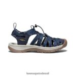 KEEN calçados J8VDXX525 marinha/bétula sussurrar mulheres