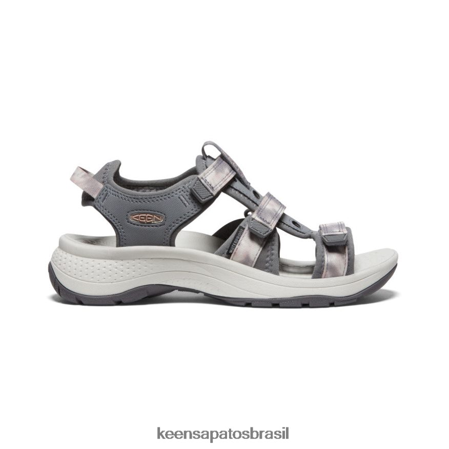 KEEN calçados J8VDXX535 fulvo/tie dye astoria west com bico aberto mulheres - Image 1