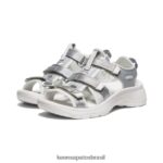 KEEN calçados J8VDXX536 prata/estrela branco astoria west com bico aberto mulheres - Image 2