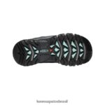 KEEN calçados J8VDXX539 cinza aço/onda oceano ventilação targhee mulheres - Image 4
