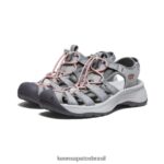 KEEN calçados J8VDXX549 cinza/coral sandália astoria west mulheres - Image 2