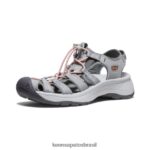 KEEN calçados J8VDXX549 cinza/coral sandália astoria west mulheres - Image 3