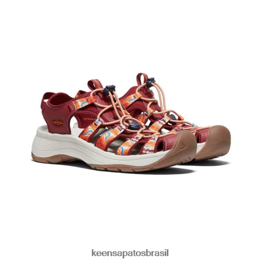 KEEN calçados J8VDXX554 onda laranja/vermelho astoria west x exterior afro mulheres - Image 2