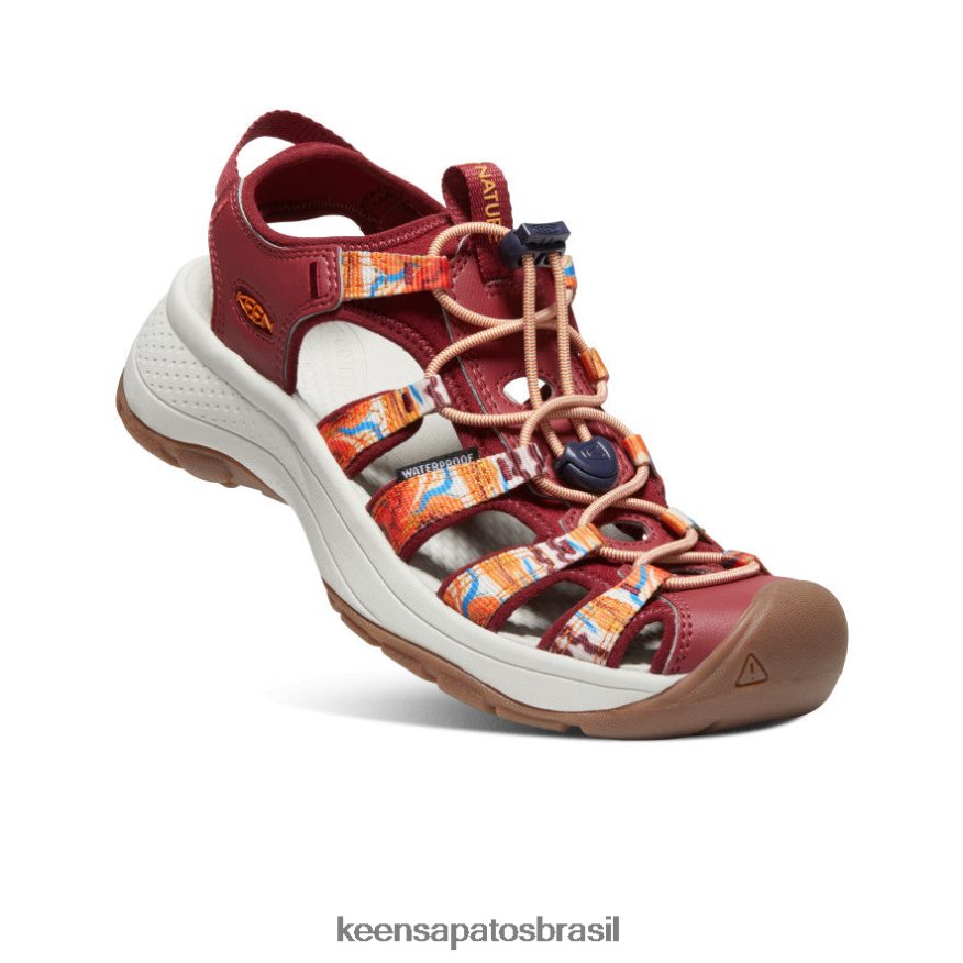 KEEN calçados J8VDXX554 onda laranja/vermelho astoria west x exterior afro mulheres - Image 3