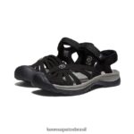 KEEN calçados J8VDXX563 preto/cinza neutro sandália rosa mulheres - Image 2