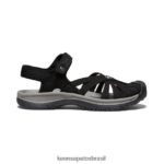 KEEN calçados J8VDXX563 preto/cinza neutro sandália rosa mulheres