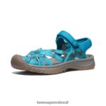 KEEN calçados J8VDXX568 musgo marinho/tie dye sandália rosa mulheres - Image 3