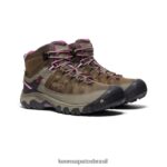 KEEN calçados J8VDXX569 weiss/boysenberry targhee iii impermeável médio mulheres - Image 2