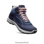 KEEN calçados J8VDXX582 vintage índigo/pêssego bota impermeável terradora flex mulheres - Image 3