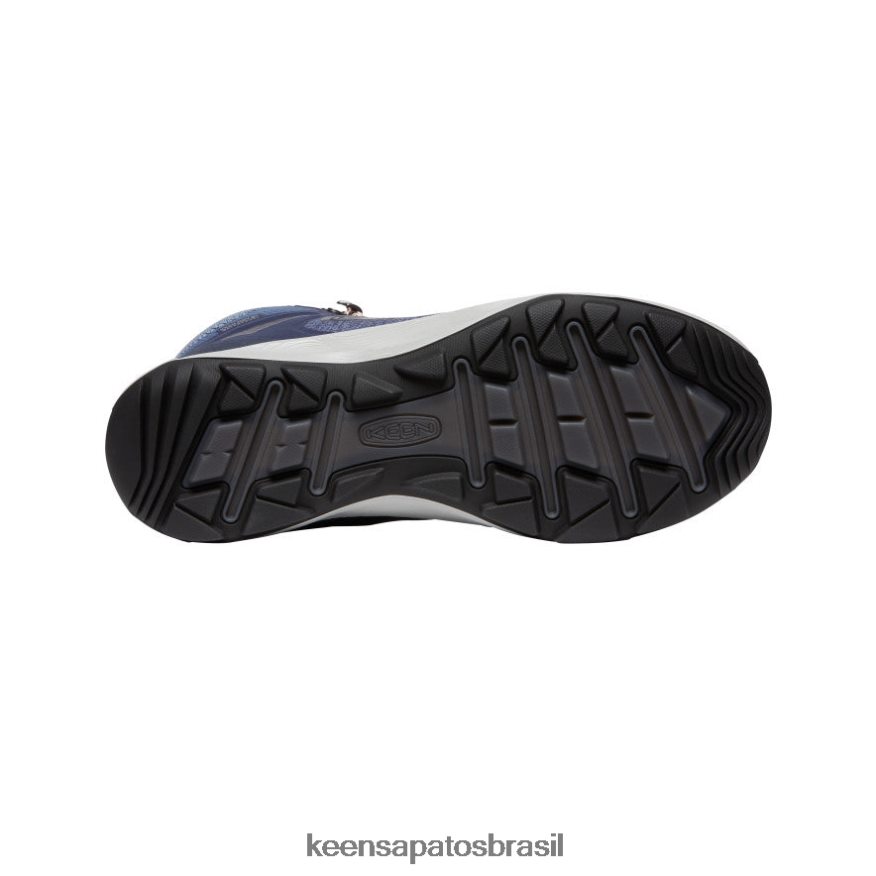 KEEN calçados J8VDXX582 vintage índigo/pêssego bota impermeável terradora flex mulheres - Image 4
