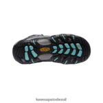 KEEN calçados J8VDXX597 cinza aço/wasabi bota impermeável koven mulheres - Image 4
