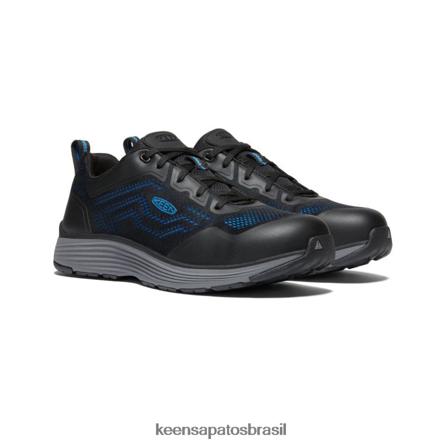 KEEN calçados J8VDXX59 azul brilhante/preto sparta 2 (biqueira de alumínio) homens - Image 2