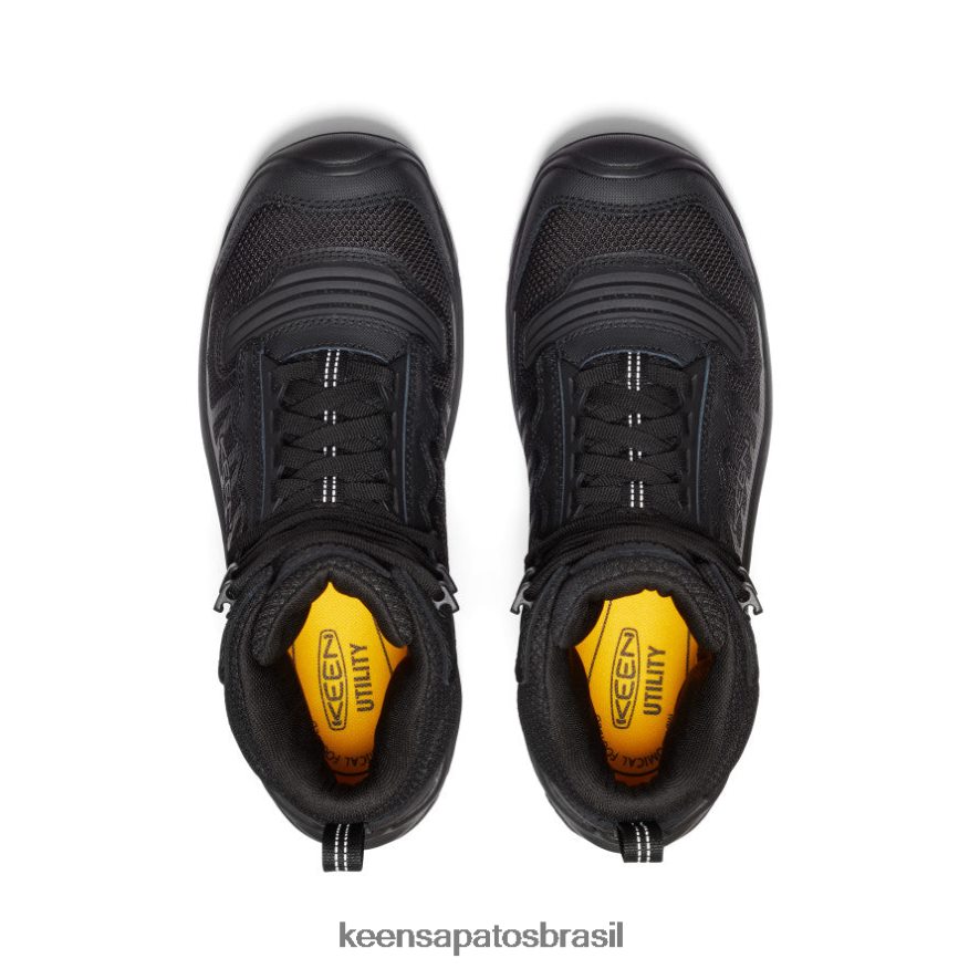 KEEN calçados J8VDXX5 preto reno kbf impermeável mid (dedo macio) homens - Image 4