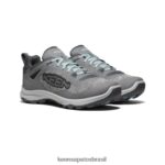 KEEN calçados J8VDXX601 cinza aço/azul nuvem sapato impermeável terradora flex mulheres - Image 2