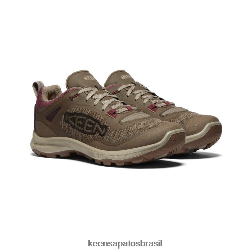 KEEN calçados J8VDXX603 cantina/vinho windsor sapato impermeável terradora flex mulheres - Image 2