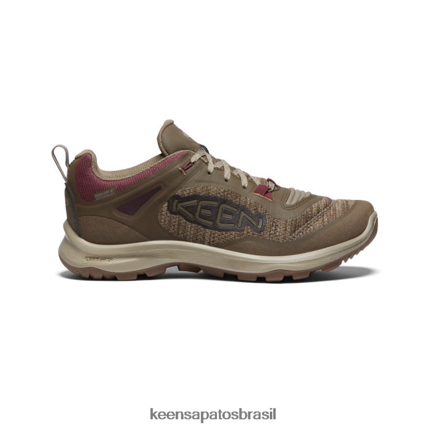 KEEN calçados J8VDXX603 cantina/vinho windsor sapato impermeável terradora flex mulheres - Image 1