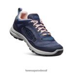 KEEN calçados J8VDXX604 vintage índigo/pêssego sapato impermeável terradora flex mulheres - Image 3