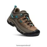 KEEN calçados J8VDXX607 coco torrado/porcelana targhee iii à prova d'água mulheres - Image 3