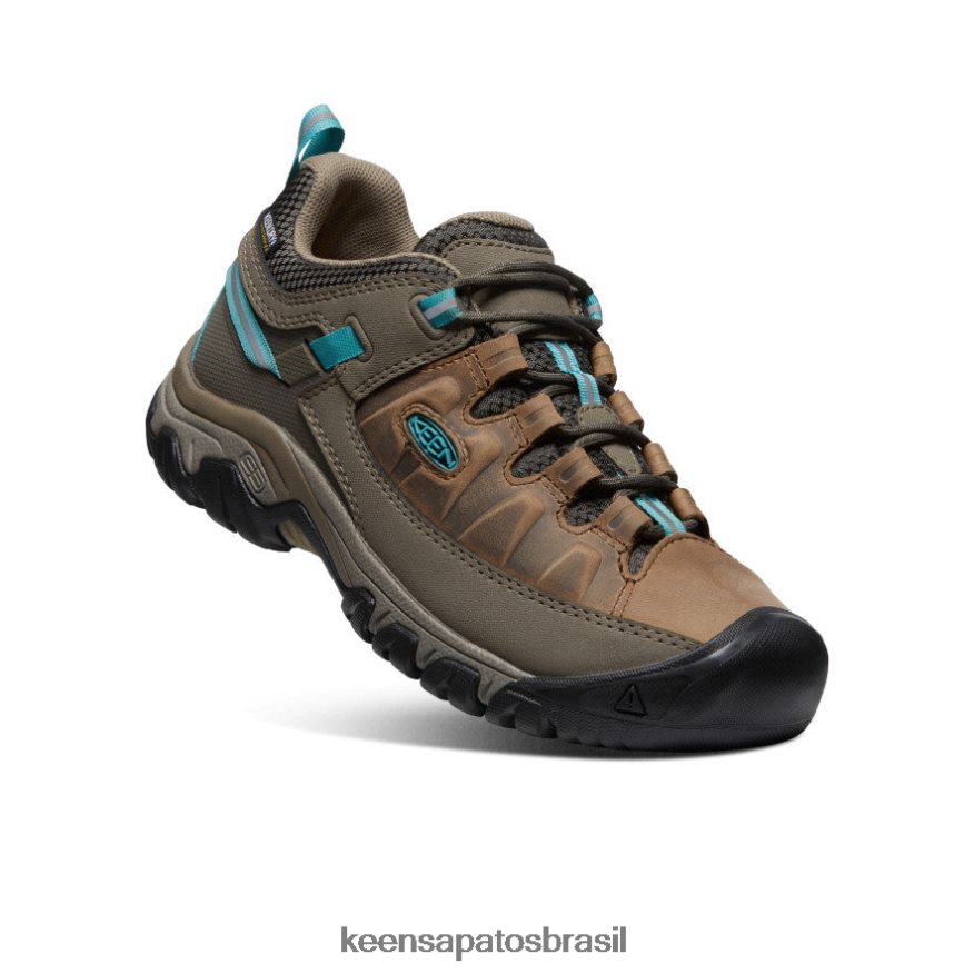 KEEN calçados J8VDXX607 coco torrado/porcelana targhee iii à prova d'água mulheres - Image 3