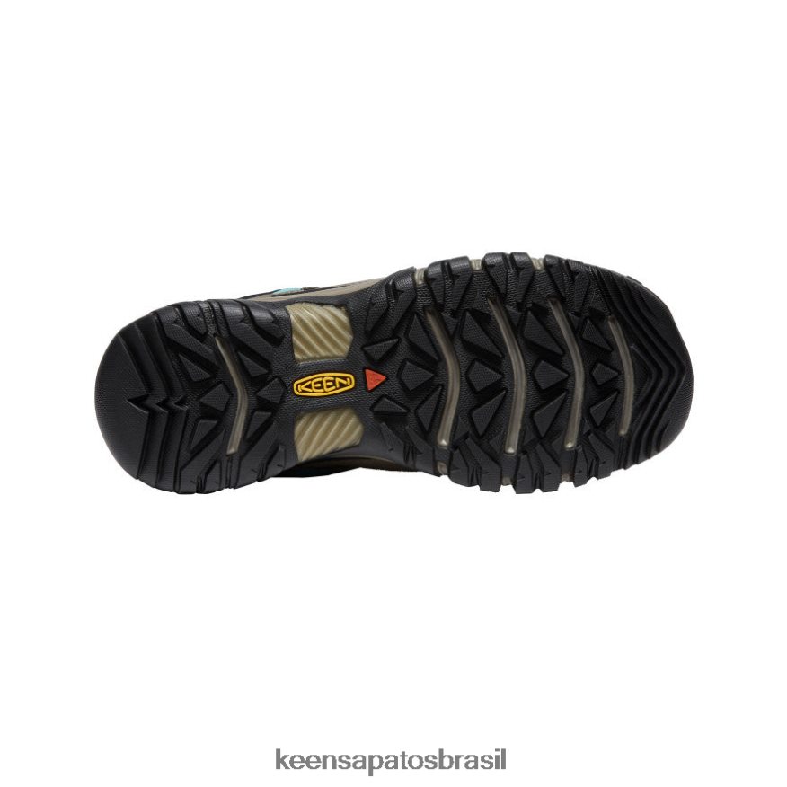 KEEN calçados J8VDXX607 coco torrado/porcelana targhee iii à prova d'água mulheres - Image 4