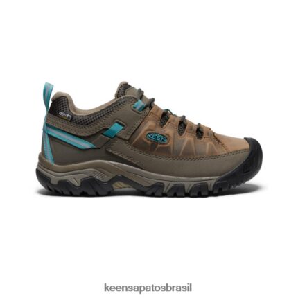 KEEN calçados J8VDXX607 coco torrado/porcelana targhee iii à prova d'água mulheres