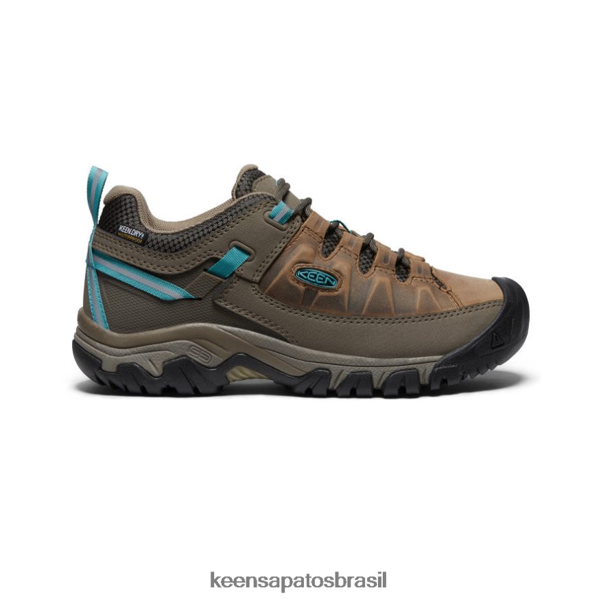 KEEN calçados J8VDXX607 coco torrado/porcelana targhee iii à prova d'água mulheres - Image 1