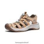 KEEN calçados J8VDXX616 corça/vidro azul sandália de couro astoria west mulheres - Image 3