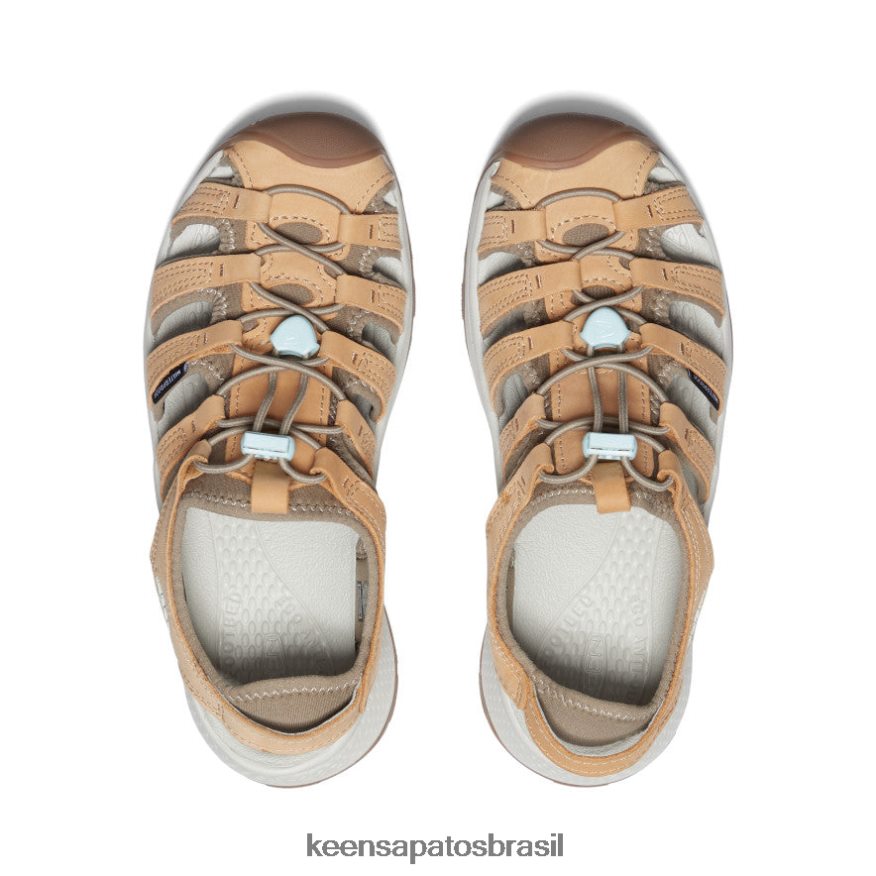 KEEN calçados J8VDXX616 corça/vidro azul sandália de couro astoria west mulheres - Image 4