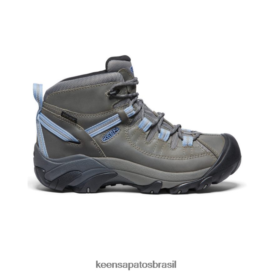 KEEN calçados J8VDXX620 cinza aço/hortênsia targhee ii impermeável médio mulheres - Image 1