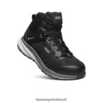 KEEN calçados J8VDXX634 vapor/preto vista energy mid (biqueira de fibra de carbono) mulheres - Image 3
