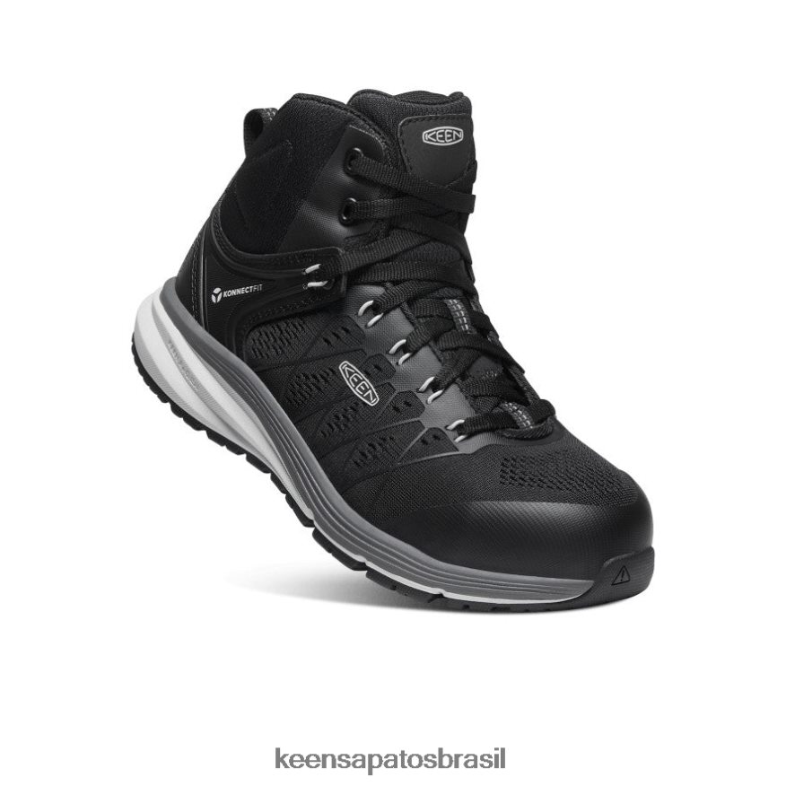 KEEN calçados J8VDXX634 vapor/preto vista energy mid (biqueira de fibra de carbono) mulheres - Image 3