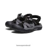 KEEN calçados J8VDXX650 preto/rosa amanhecer sandália ravina h2 mulheres - Image 2