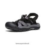 KEEN calçados J8VDXX650 preto/rosa amanhecer sandália ravina h2 mulheres - Image 3