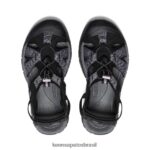 KEEN calçados J8VDXX650 preto/rosa amanhecer sandália ravina h2 mulheres - Image 4