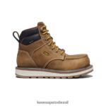 KEEN calçados J8VDXX655 belga/concha de areia Cincinati 6" mulheres