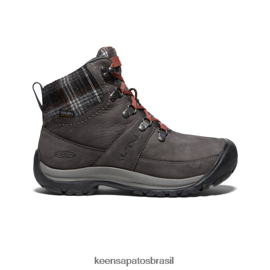 keen_calcados_j8vdxx676_ima_xadrez_preto_bota_impermeavel_de_inverno_kaci_iii_mulheres.jpg KEEN calçados J8VDXX676 ímã/xadrez preto bota impermeável de inverno kaci iii mulheres - Image 1