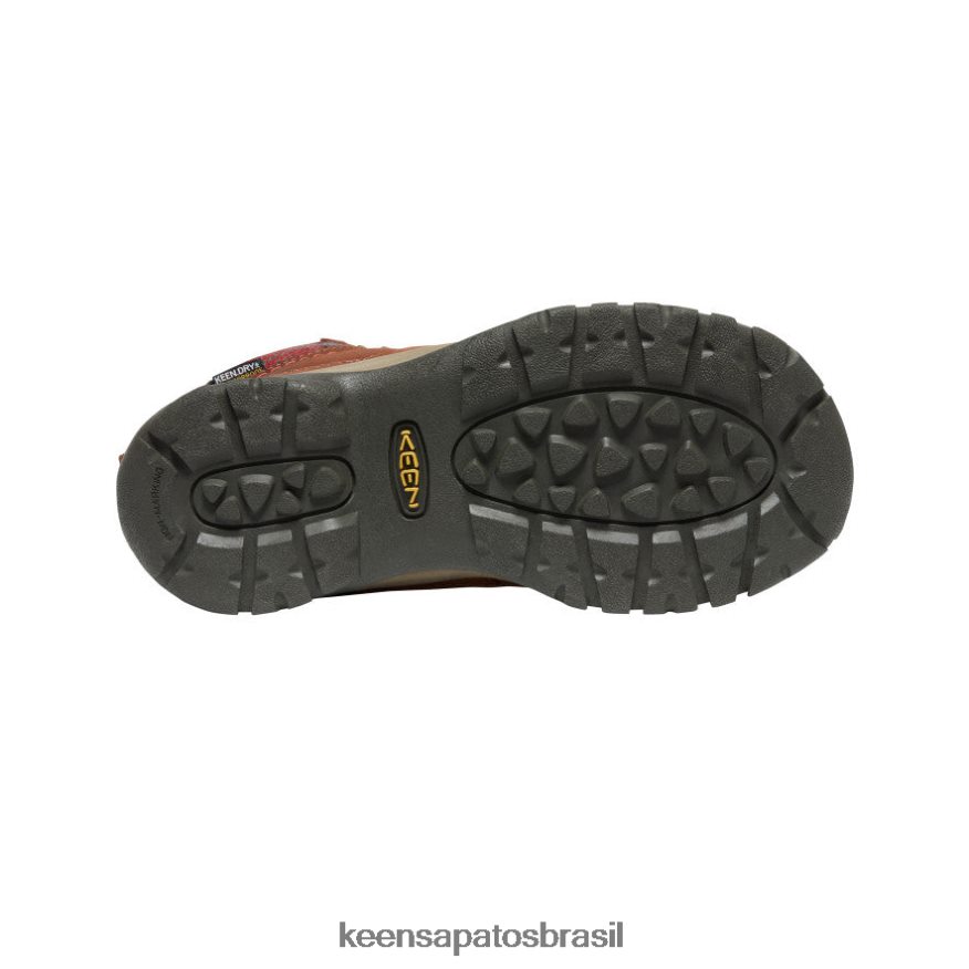 KEEN calçados J8VDXX677 casco de tartaruga/xadrez vermelho bota impermeável de inverno kaci iii mulheres - Image 4