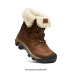 KEEN calçados J8VDXX679 marrom/shitake bota curta impermeável betty mulheres - Image 3