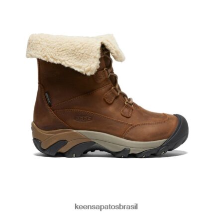 KEEN calçados J8VDXX679 marrom/shitake bota curta impermeável betty mulheres