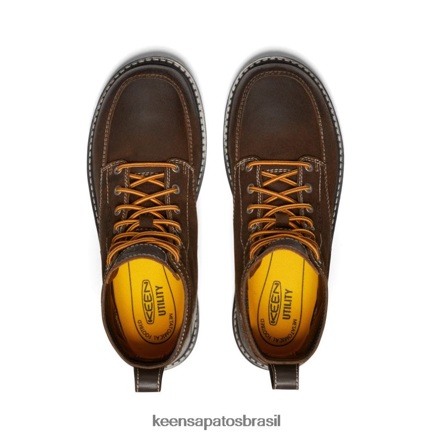 KEEN calçados J8VDXX67 grão de café/estrela branco São José 6" homens - Image 4